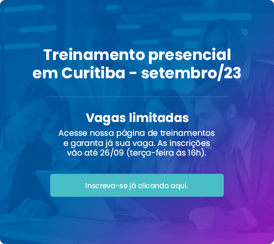 Treinamento Presencial em Curitiba - Setembro 2023